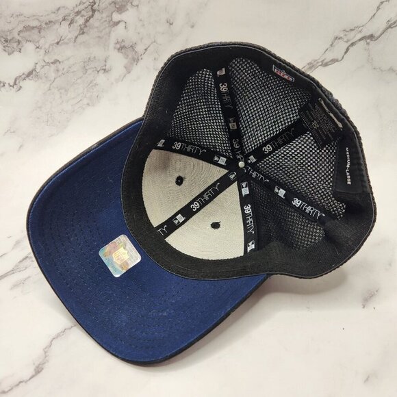 New Era Dallas Cowboys 39Thirty Black Fitted Baseball Hat Cap *With Sticker* M-L - Picture 4 of 9